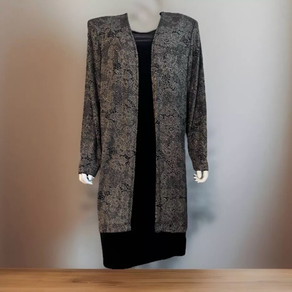 R&M Richards Sequined Elegant Dress size large